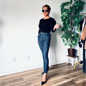 Everlane Dark Blue Skinny Jeans
